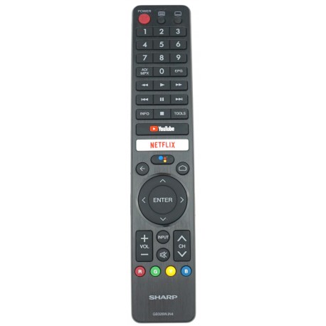 Sharp TV Remote 2TC32BG1X 2TC42BG1X 4TC60CK1X  4TC70CK3X 8TC70DW1X