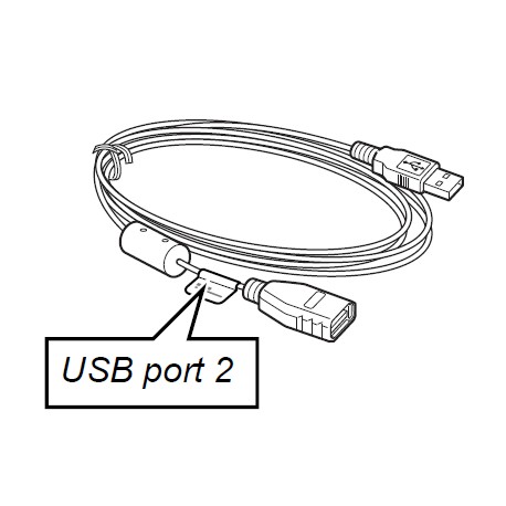 Sony USB 2 Extension Cable for XAV-AX5500 S0191286911