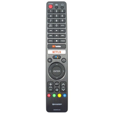 Sharp TV Remote for 4T-C50DK1X 4T-C60DL1X 4T-C70DL1X SHRRMCGB326WJN5