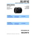 Sony SEL55F18Z Service Manual