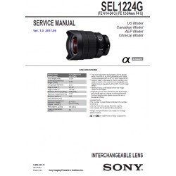 Sony SEL1224G Service Manual