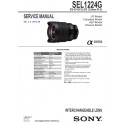 Sony SEL1224G Service Manual