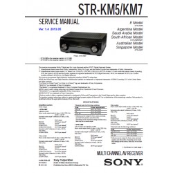 Sony STR-KM5 (HT-M5) STR-KM7 (HT-M7) Service Manual