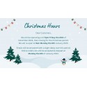 Holiday Closure Times -  Close 5:00pm Friday 20th Dec Re-open 9:00am Monday 6th Jan