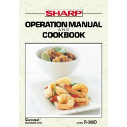 Sharp Microwave R-390D Instruction Manual