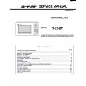 Sharp Microwave R-230F Service Manual