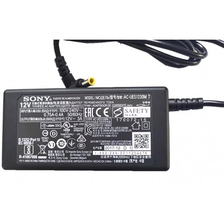 Sony AC Adaptor for ILX-LR1 S0149324436 S0149324435 AC-UES1230MT