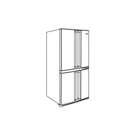 Sharp Refrigerator Exploded Diagram SJ-F602SP-SL / SJ-F602SP-BK / SJ-F653SP-SL / SJ-F653SP-BK