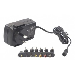 Multi Voltage AC Power Adaptor 30 Watts, 3-12Vdc 2.5A for XDRS60DBP + more