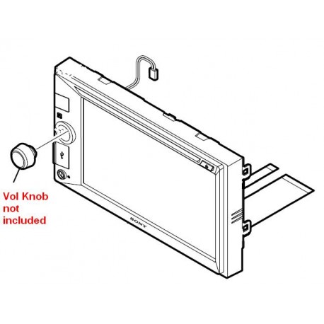 Sony Front Panel for XAV-68BT